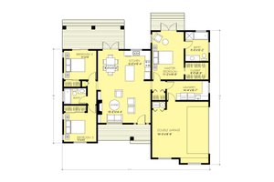 Simple Country Home Floor Plan