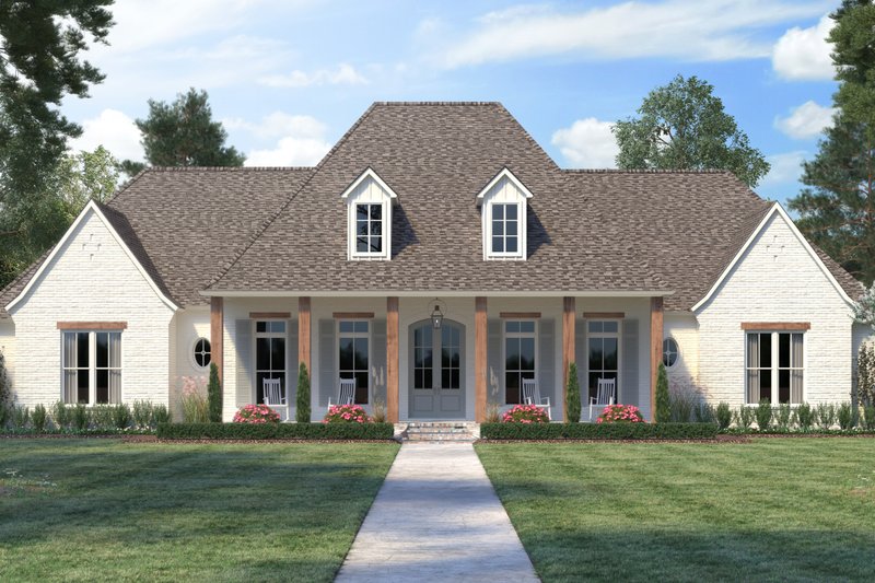 Dream House Plan - Southern Exterior - Front Elevation Plan #1074-17