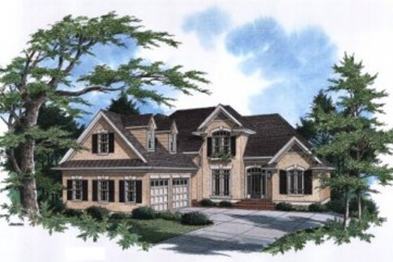 Home Plan - European Exterior - Front Elevation Plan #41-152