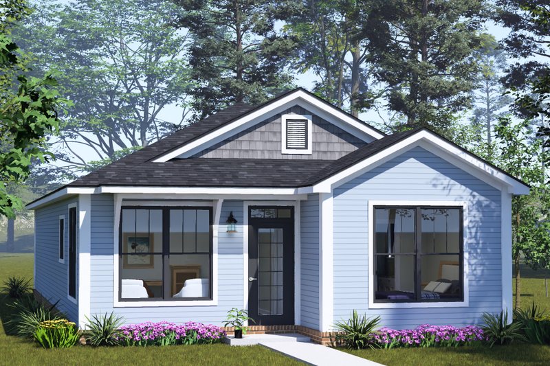 Home Plan - Exterior - Other Elevation for Cottage House Plan #513-2500 - 2 bed, 2 bath