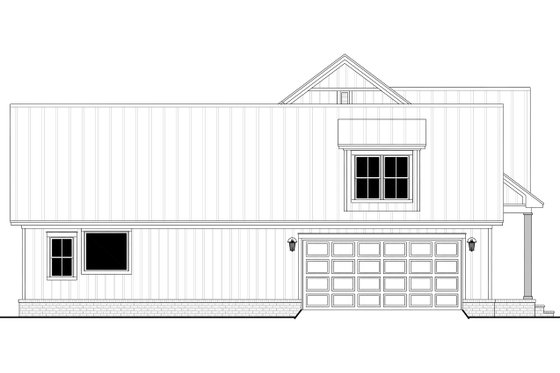 Exterior - Other Elevation 1 for Farmhouse House Plan #430-218 - 3 bed, 2.5 bath
