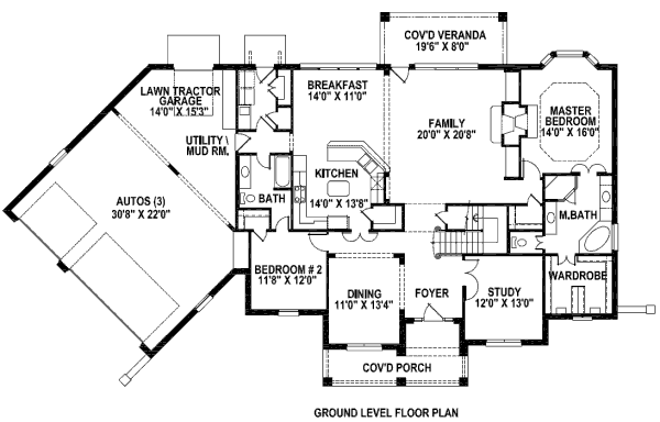 European Floor Plan - Main Floor Plan #141-213