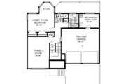 European Style House Plan - 4 Beds 3 Baths 2203 Sq/Ft Plan #18-301 