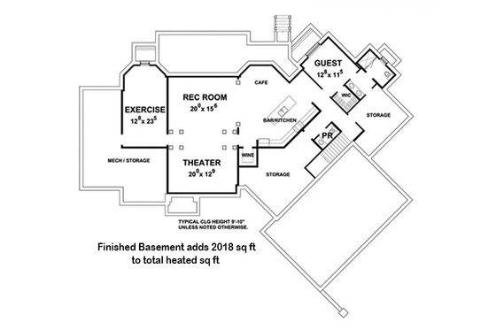 Optional Finished Basement
