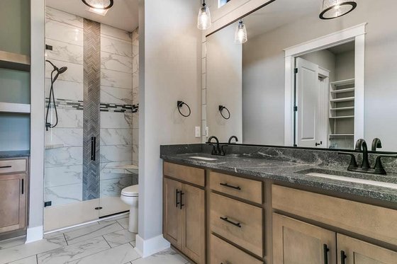 Interior - Master Bathroom for Farmhouse House Plan #20-2462 - 3 bed, 2.5 bath