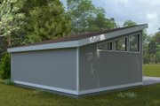 Contemporary Style House Plan - 0 Beds 0 Baths 720 Sq/Ft Plan #1060-284 