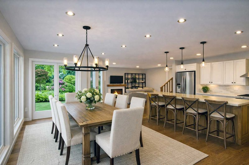 House Blueprint - Interior - Dining Room for Country House Plan #1101-60 - 3 bed, 2.5 bath