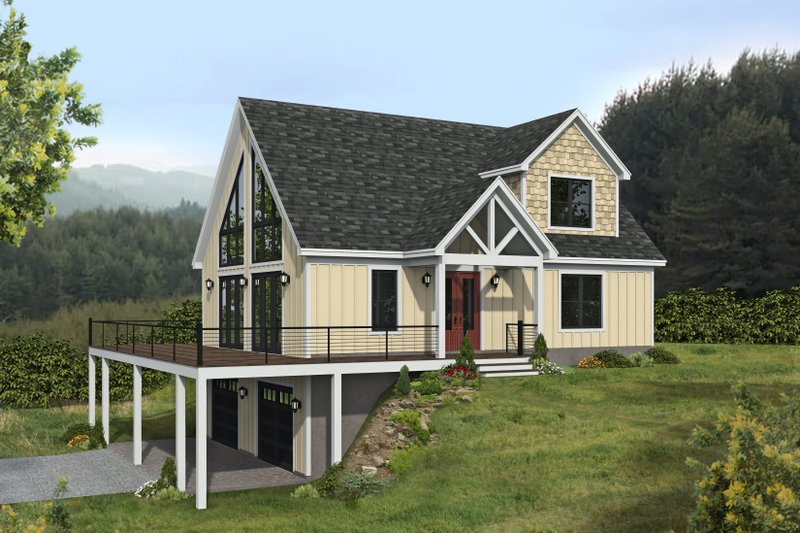 Country Style House Plan - 3 Beds 2 Baths 2165 Sq/Ft Plan #932-995