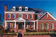 Colonial Style House Plan - 4 Beds 4.5 Baths 4274 Sq/Ft Plan #54-112 