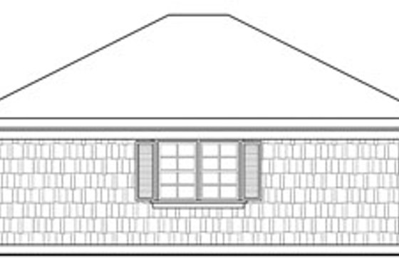 Exterior - Other Elevation for Craftsman House Plan #124-634, 0 bath