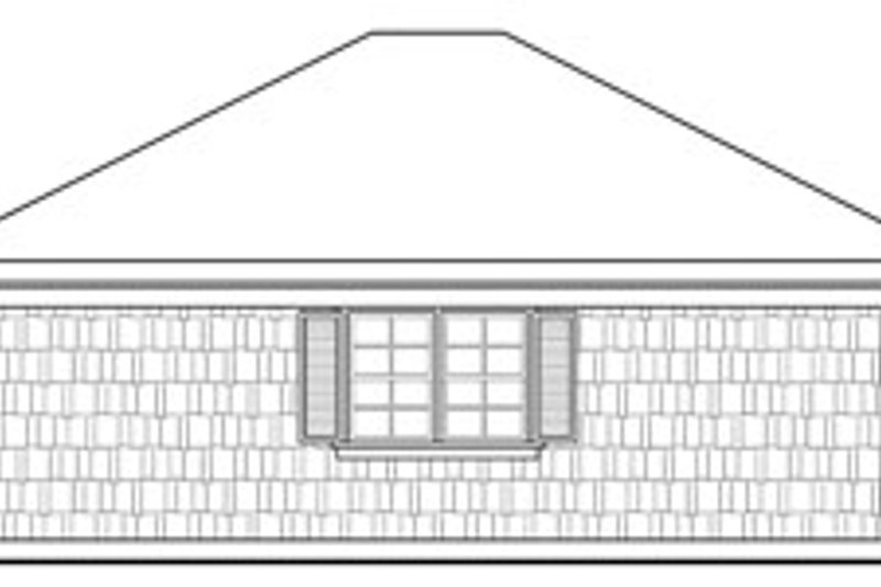 House Design - Exterior - Other Elevation for Craftsman House Plan #124-634, 0 bath