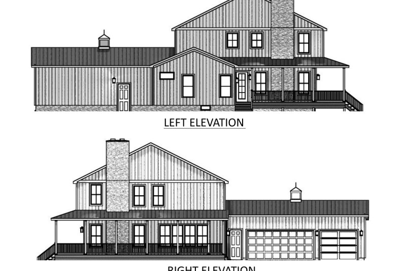 House Plan Design - Exterior - Other Elevation for Farmhouse House Plan #1089-16 - 5 bed, 4.5 bath