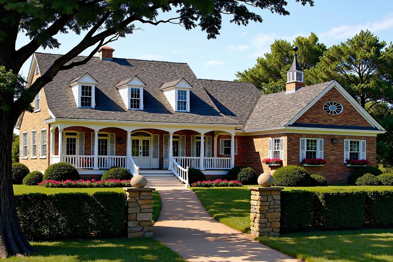 Dream House Plan - Country Photo Plan #137-141