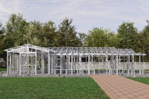 Exterior - Front Elevation 5 for Mediterranean House Plan #1106-30 - 2 bed, 2 bath