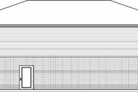 Exterior - Rear Elevation for Traditional House Plan #84-116 - 3 bed, 2.5 bath