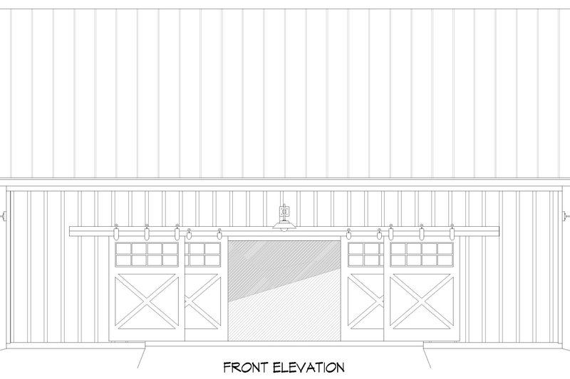 Dream House Plan - Exterior - Front Elevation 3 for Farmhouse House Plan #932-800, 0.5 bath