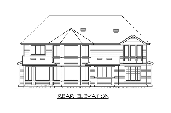 Exterior - Other Elevation 2 for Craftsman House Plan #132-163 - 4 bed, 2.5 bath