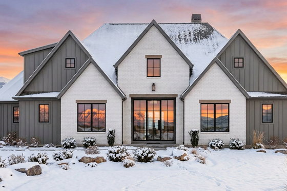 Exterior - Front Elevation 4 for European House Plan #1096-139 - 4 bed, 3.5 bath