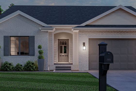 Exterior - Other Elevation for Traditional House Plan #455-225 - 3 bed, 2 bath