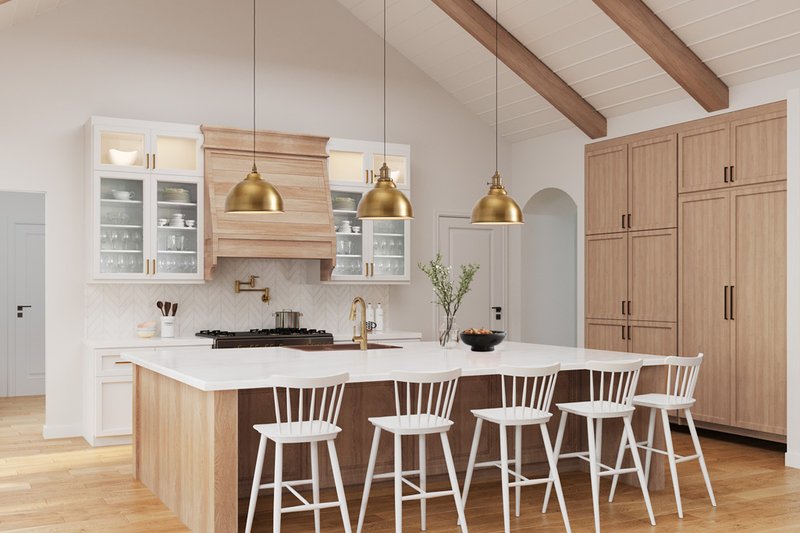 Architectural House Design - Interior - Kitchen for European House Plan #119-441 - 3 bed, 3.5 bath