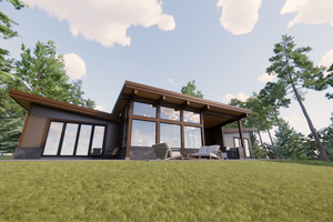 Contemporary Exterior - Front Elevation Plan #1086-6
