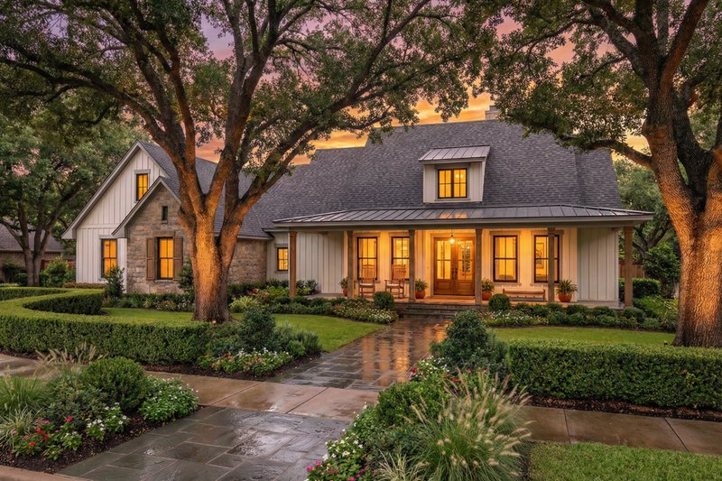 House Design - Exterior - Front Elevation 4 for Cottage House Plan #120-287 - 3 bed, 2.5 bath