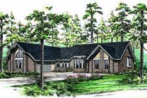 Traditional Exterior - Front Elevation Plan #72-165