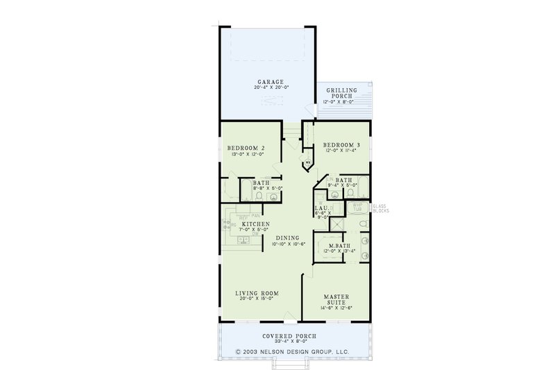 Architectural House Design - Floor Plan - Main Floor for Traditional House Plan #17-555 - 3 bed, 3 bath