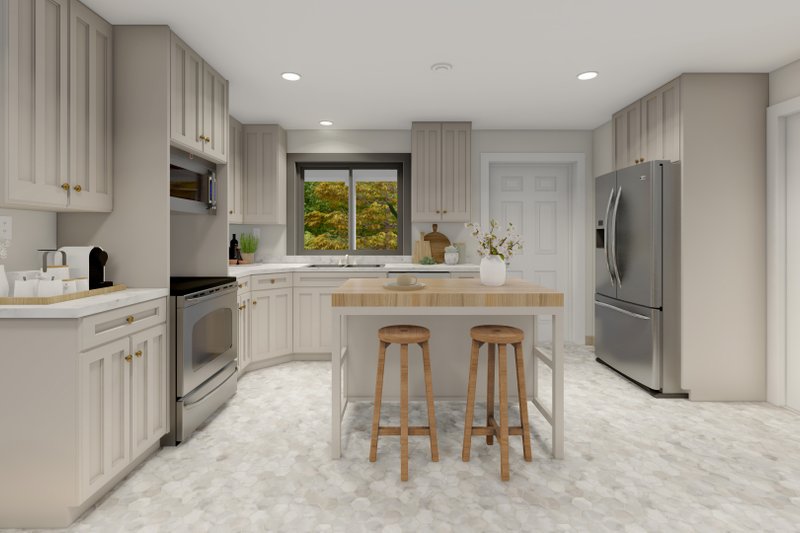 Home Plan - Interior - Kitchen for Farmhouse House Plan #1060-235 - 4 bed, 2 bath