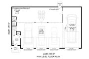 Contemporary Style House Plan - 2 Beds 1.5 Baths 2314 Sq/Ft Plan #932-670 