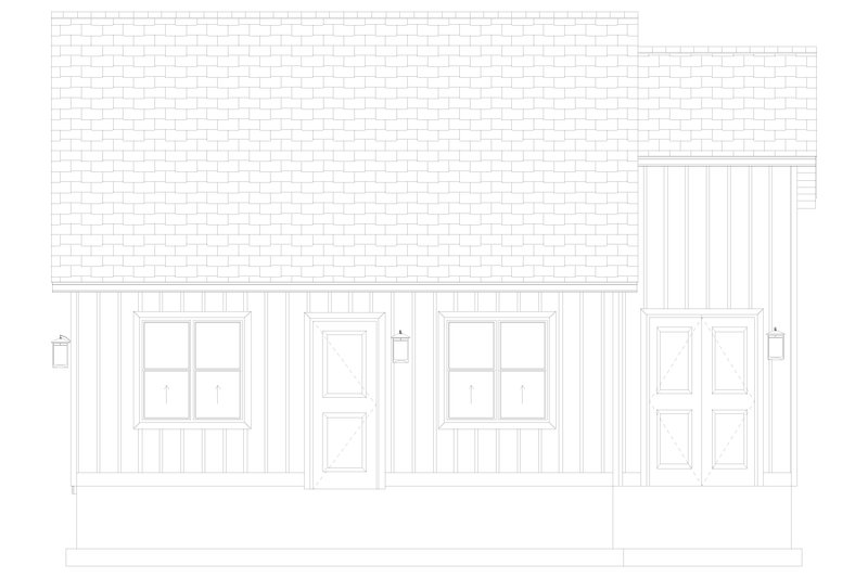 Architectural House Design - Exterior - Other Elevation 3 for Traditional House Plan #1060-277, 0 bath