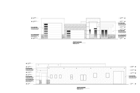 Exterior - Other Elevation for Contemporary House Plan #53-737 - 3 bed, 3.5 bath