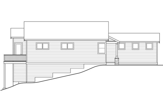 Exterior - Other Elevation for Traditional House Plan #124-1046 - 3 bed, 2.5 bath