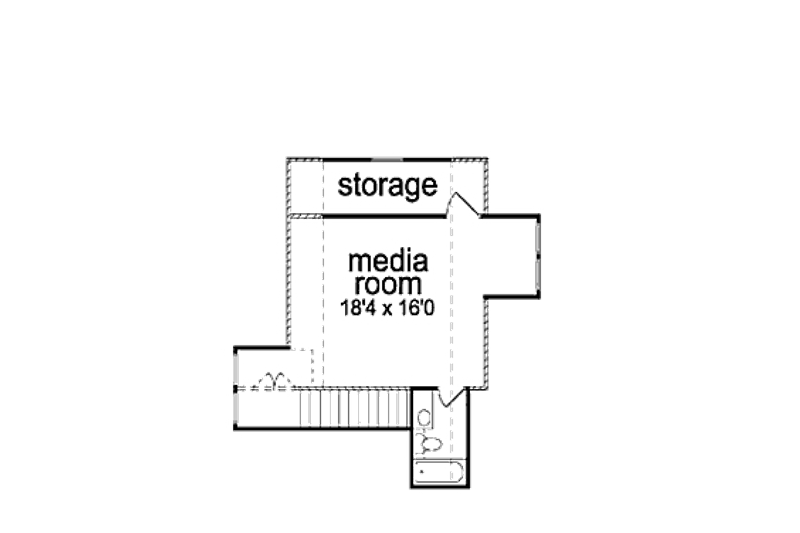 Home Plan - Floor Plan - Other Floor for European House Plan #84-422 - 4 bed, 4 bath