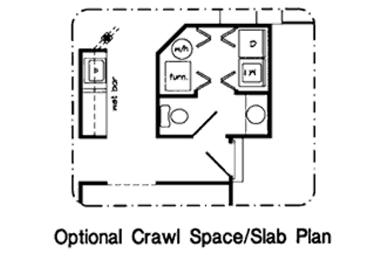 Floor Plan - Other Floor for Country House Plan #312-598 - 3 bed, 2.5 bath