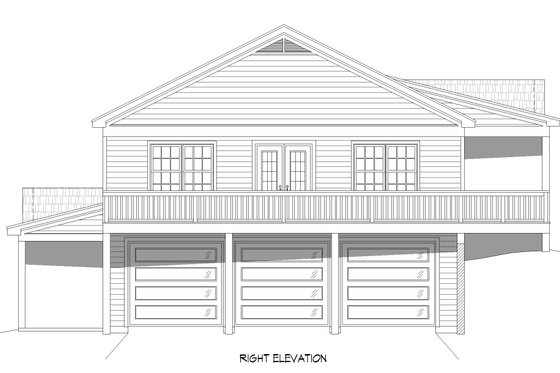 Exterior - Other Elevation 1 for Barndominium House Plan #932-578 - 7 bed, 5 bath