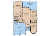 European Style House Plan - 4 Beds 2.5 Baths 3440 Sq/Ft Plan #923-288 