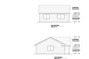Craftsman Style House Plan - 1 Beds 1 Baths 650 Sq/Ft Plan #53-694 