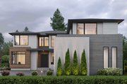 Contemporary Style House Plan - 4 Beds 4.5 Baths 4404 Sq/Ft Plan #1066-259 