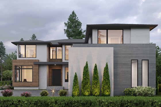 Exterior - Other Elevation for Contemporary House Plan #1066-259 - 4 bed, 4.5 bath