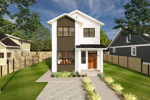 Contemporary Exterior - Front Elevation Plan #126-273