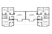 Traditional Style House Plan - 3 Beds 2.5 Baths 1297 Sq/Ft Plan #20-2111 