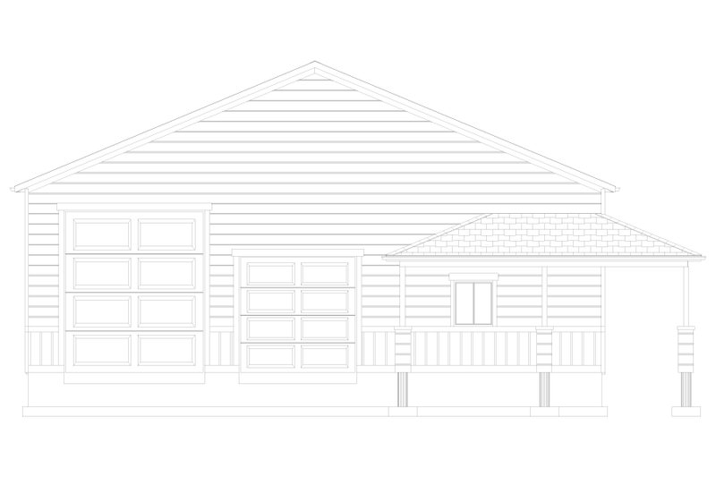 House Plan Design - Exterior - Front Elevation 5 for Traditional House Plan #1060-120, 1 bath