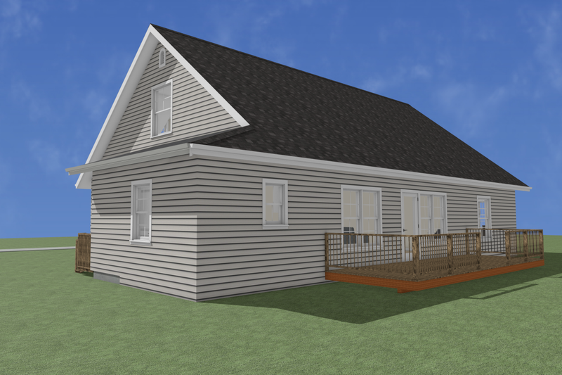 House Plan Design - Photo 4 for Farmhouse House Plan #1109-29 - 2 bed, 2 bath
