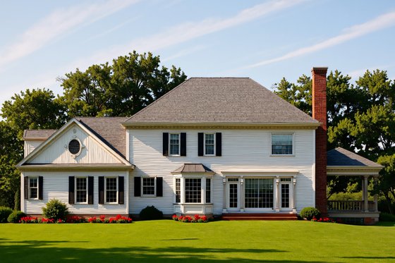 Photo 3 for Colonial House Plan #137-119 - 4 bed, 3.5 bath