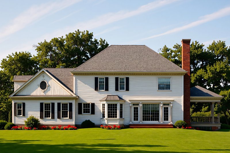 Architectural House Design - Photo 3 for Colonial House Plan #137-119 - 4 bed, 3.5 bath