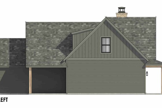 Exterior - Other Elevation for Farmhouse House Plan #1096-144 - 3 bed, 2.5 bath