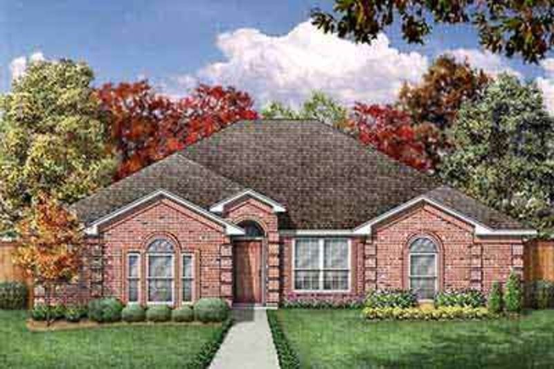 House Plan Design - European Exterior - Front Elevation Plan #84-208