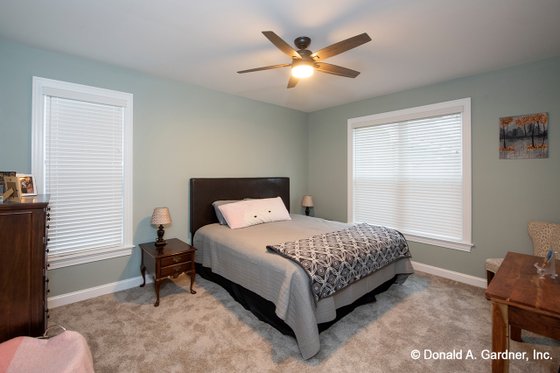 Interior - Bedroom for Ranch House Plan #929-1050 - 5 bed, 4 bath