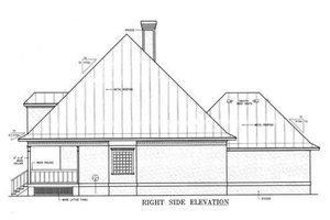 Exterior - Other Elevation for Country House Plan #45-132 - 4 bed, 4 bath